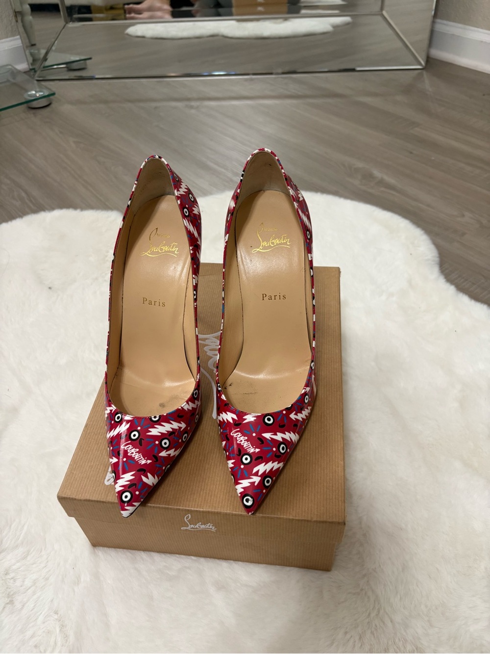 Christian Louboutin Red Graphic so Kate